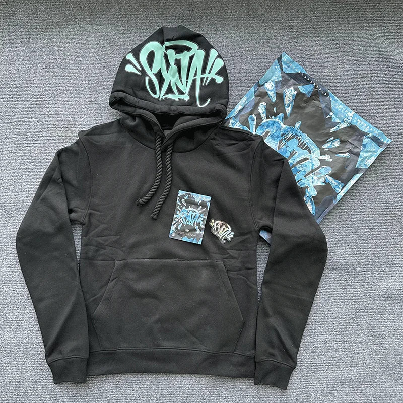 UK Sy-world Pullover Tops Tracksuit y2k Fashion Hip Hop Street Men Women  Casual Loose Hoodies Sportswear Pants Trousers Cotton