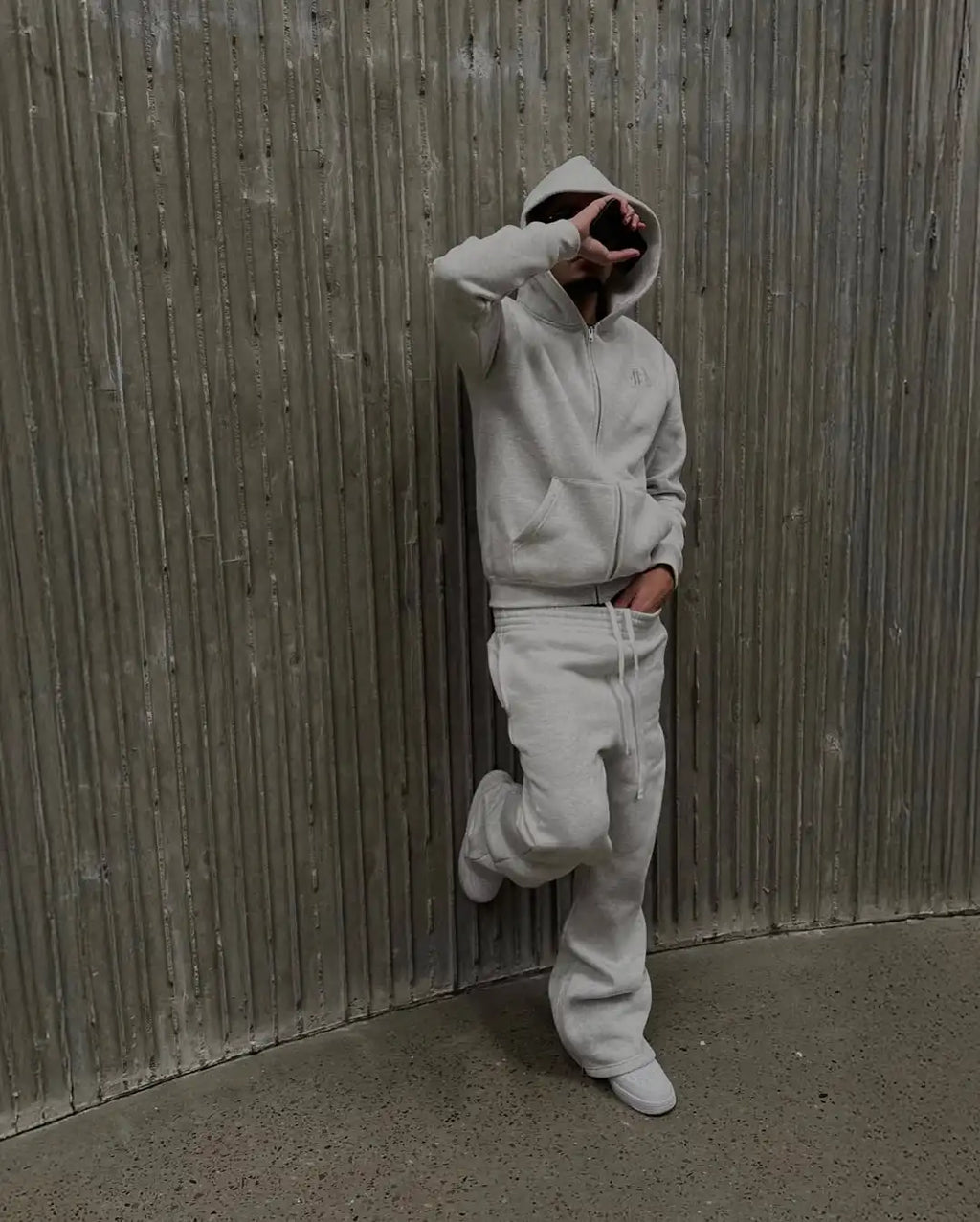 New embroidered retro pattern zipper hoodie Y2K men clothing Harajuku women clothing casual sweatpants couple suit tracksuit