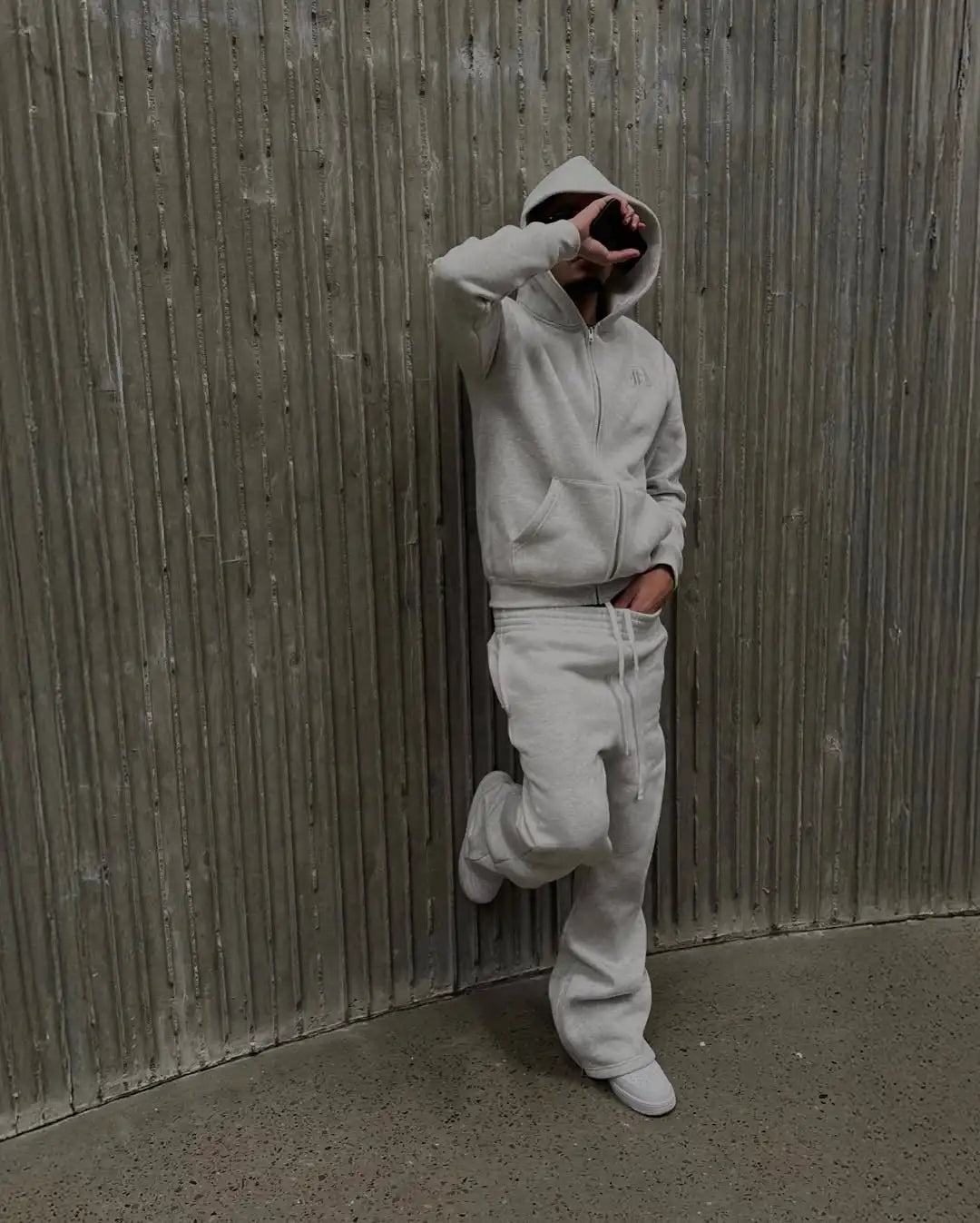 New embroidered retro pattern zipper hoodie Y2K men clothing Harajuku women clothing casual sweatpants couple suit tracksuit