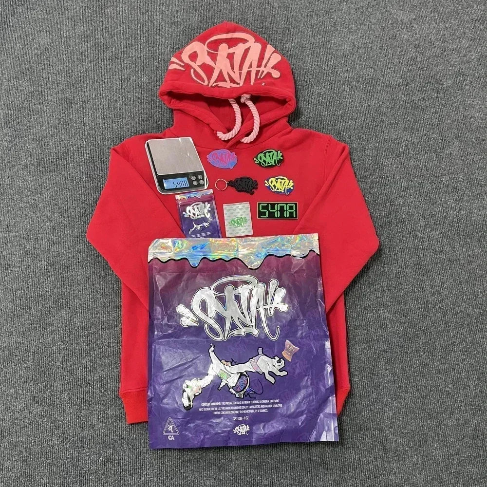 UK Sy-world Pullover Tops Tracksuit y2k Fashion Hip Hop Street Men Women  Casual Loose Hoodies Sportswear Pants Trousers Cotton