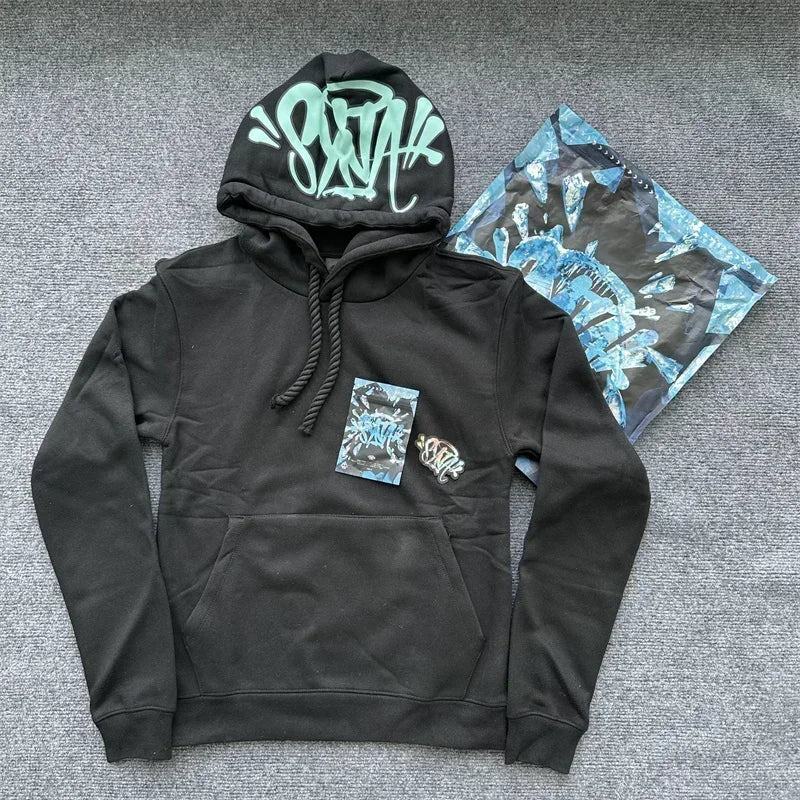 UK Sy-world Pullover Tops Tracksuit y2k Fashion Hip Hop Street Men Women  Casual Loose Hoodies Sportswear Pants Trousers Cotton