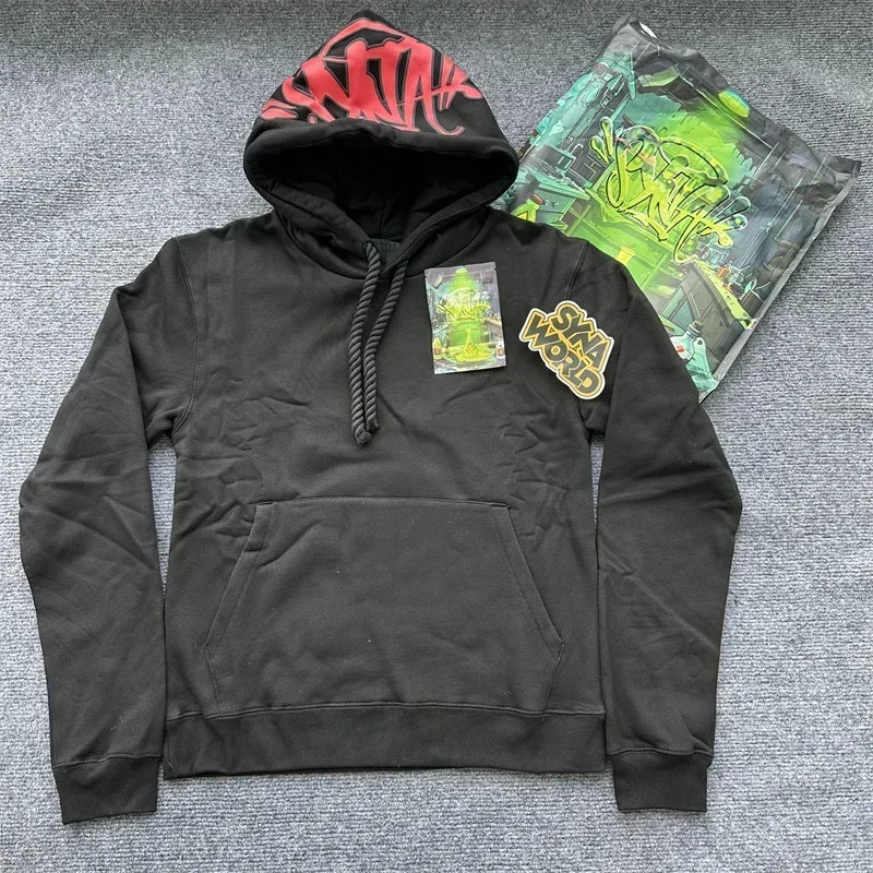 UK Sy-world Pullover Tops Tracksuit y2k Fashion Hip Hop Street Men Women  Casual Loose Hoodies Sportswear Pants Trousers Cotton