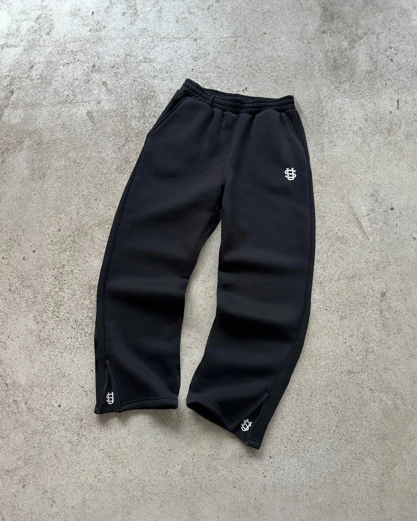 Y2k Retro Zip Embroidery Pattern Hoodie Loose Straight Baggy Pants Men's Pullover Unisex Women Hip Hop Harajuku Casual Pant Goth