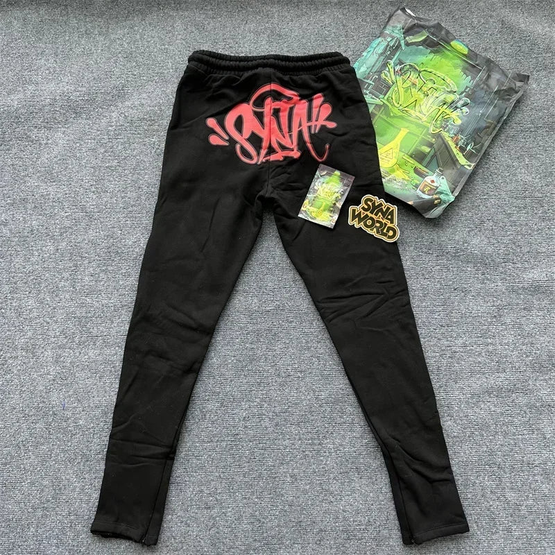 UK Sy-world Pullover Tops Tracksuit y2k Fashion Hip Hop Street Men Women  Casual Loose Hoodies Sportswear Pants Trousers Cotton