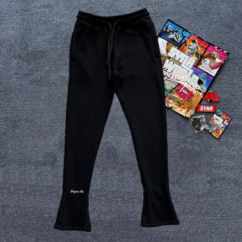 UK Sy-world Pullover Tops Tracksuit y2k Fashion Hip Hop Street Men Women  Casual Loose Hoodies Sportswear Pants Trousers Cotton