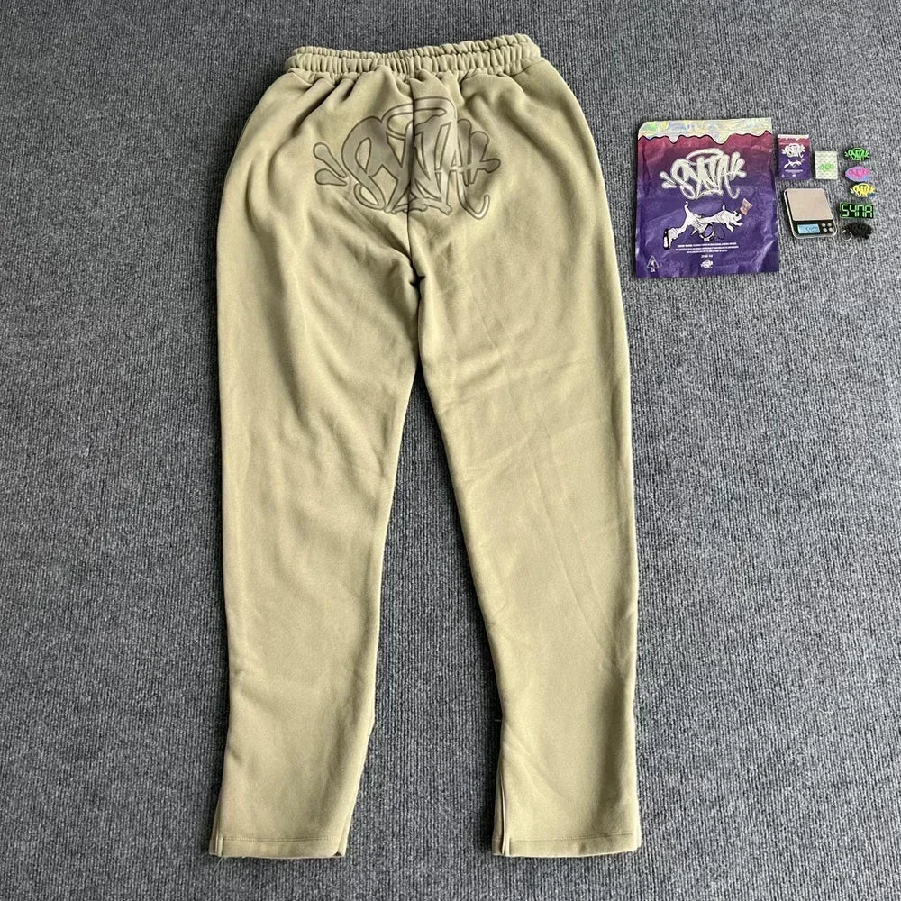 UK Sy-world Pullover Tops Tracksuit y2k Fashion Hip Hop Street Men Women  Casual Loose Hoodies Sportswear Pants Trousers Cotton