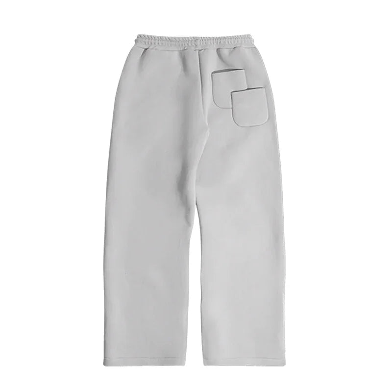 Y2k Fashion Hoodie Men And Women Casual Loose Streetwear Personalized Multi-Functional Pullover Hoodie Jogger Sweatpants Set